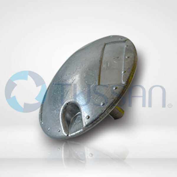Botón de aluminio inyectado